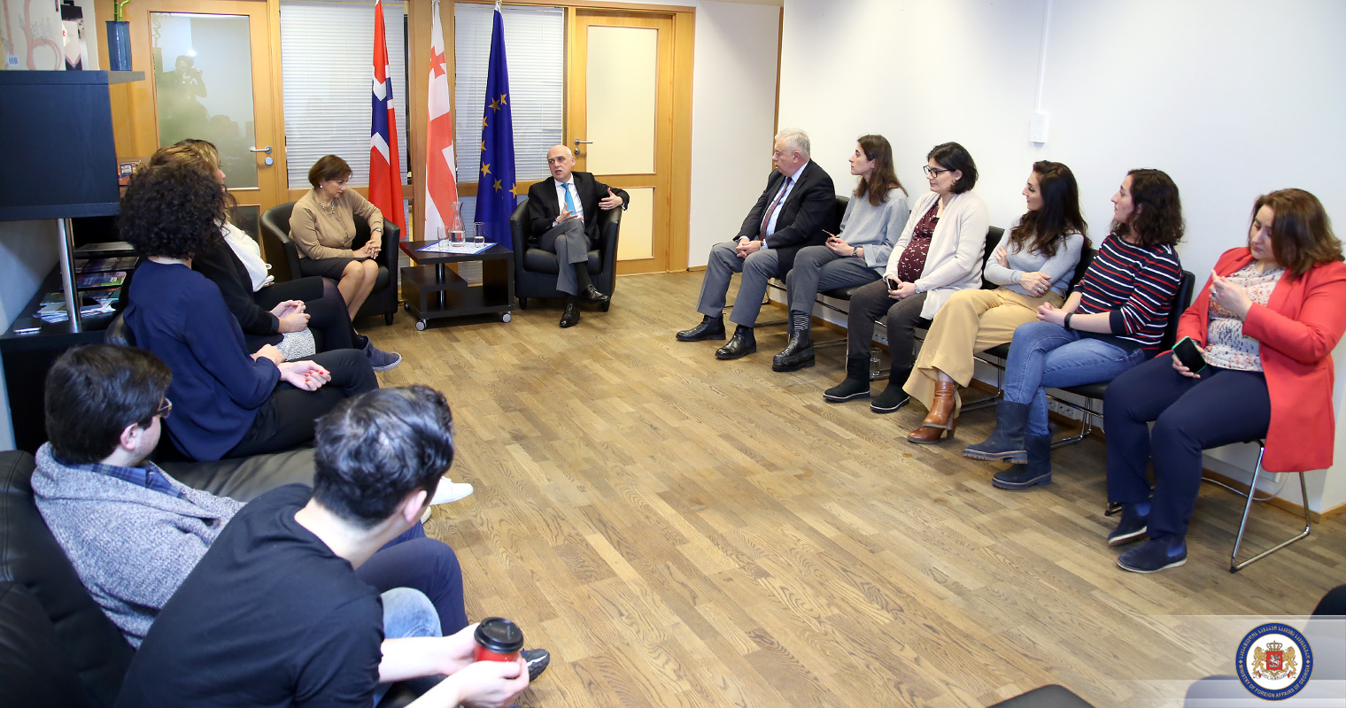 ნორვეგიაში მცხოვრებ ქართველებს დავით ზალკალიანმა დიასპორასთან ურთიერთობის მიმართულებით დაგეგმილი სიახლეები გააცნო