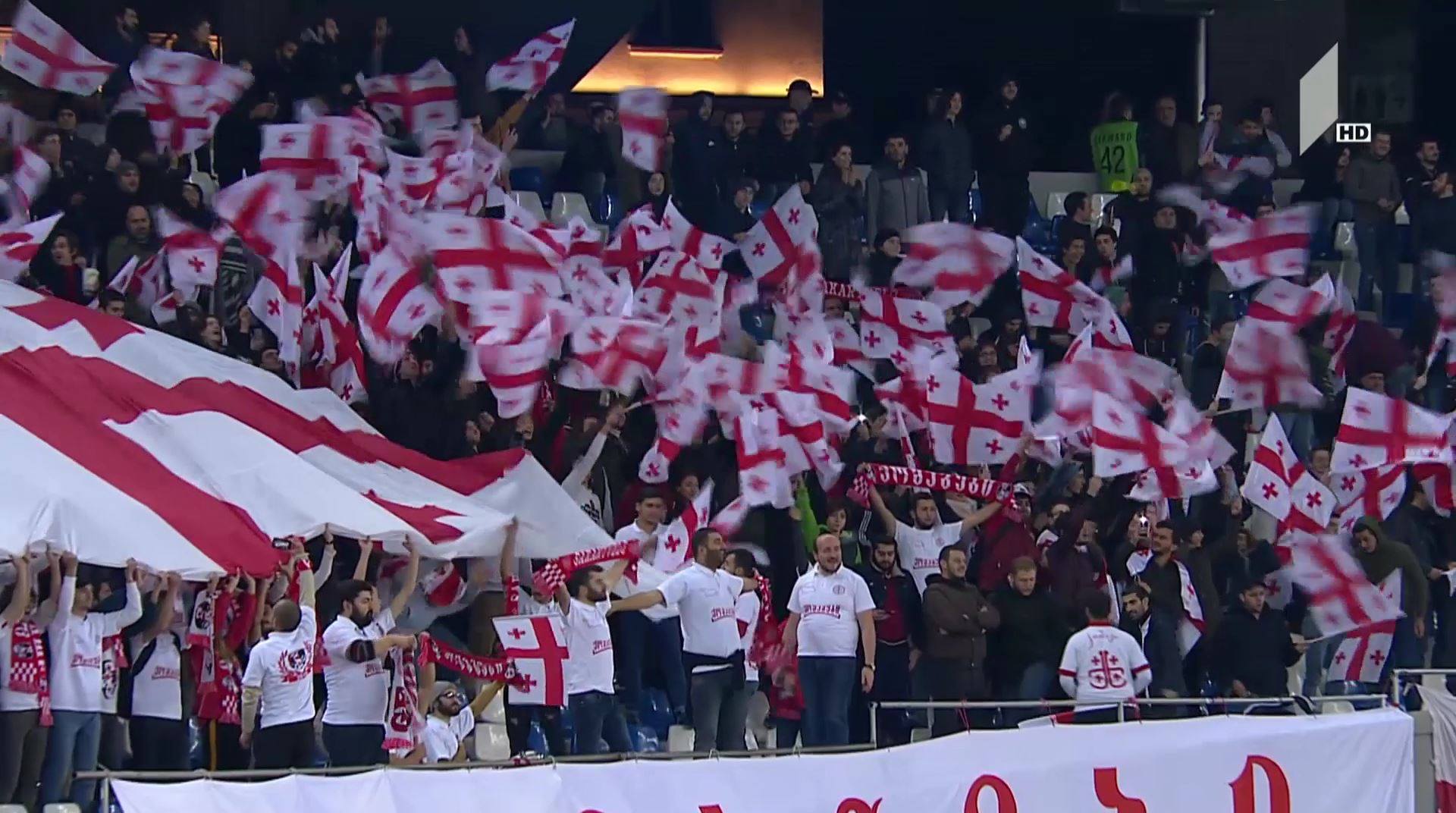 საქართველოს ჰიმნის ემოციური შესრულება ყაზახეთთან მატჩის წინ [ვიდეო]