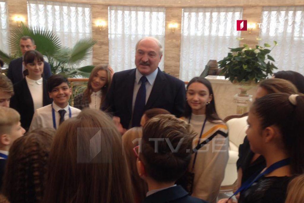 საბავშვო ევროვიზიის მონაწილეებს ბელარუსის რესპუბლიკის პრეზიდენტმა უმასპინძლა
