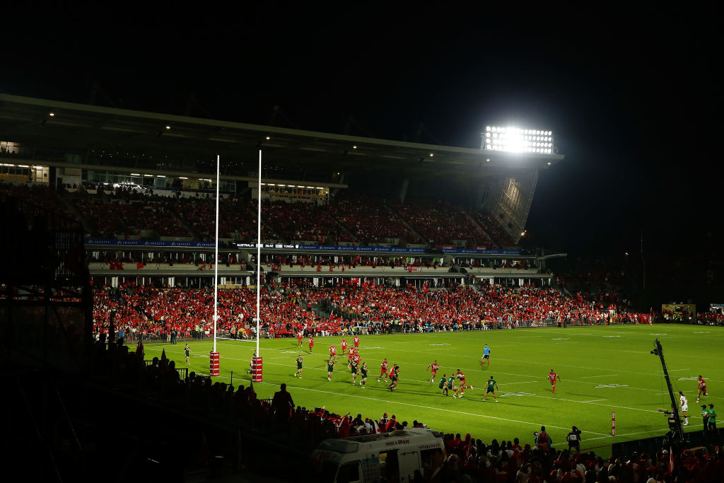 AUCKLAND, NEW ZEALAND - OCTOBER 20:  A general view is seen during the International Test match between Tonga and Australia at Mount Smart Stadium on October 20, 2018 in Auckland, New Zealand.  (Photo by Anthony Au-Yeung/Getty Images)