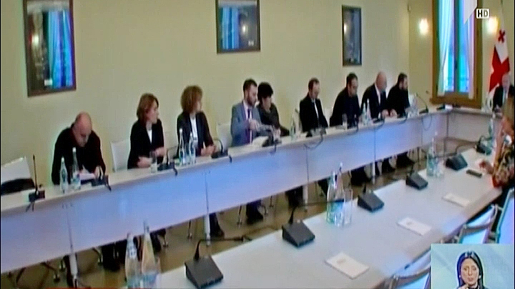პრეზიდენტის შეხვედრა სადამკვირვებლო ორგანიზაციებთან