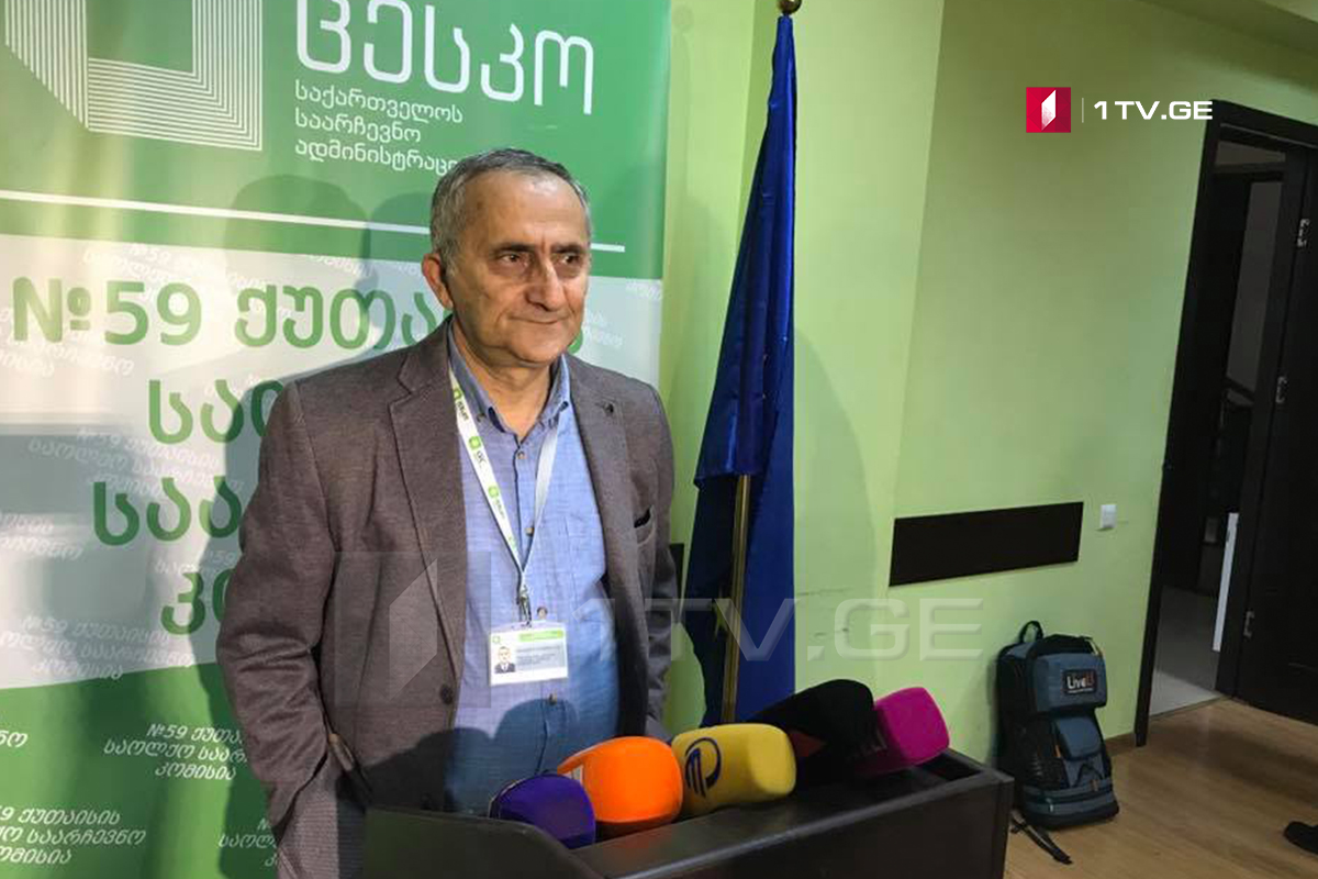 ქუთაისში საპრეზიდენტო არჩევნების მეორე ტური მშვიდ ვითარებაში მიმდინარეობს