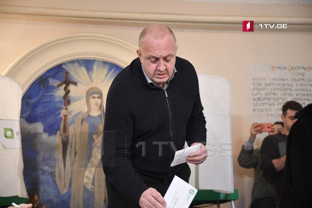 Георгий Маргвелашвили - Я горд, что грузинский избиратель так активно выражает свою позицию