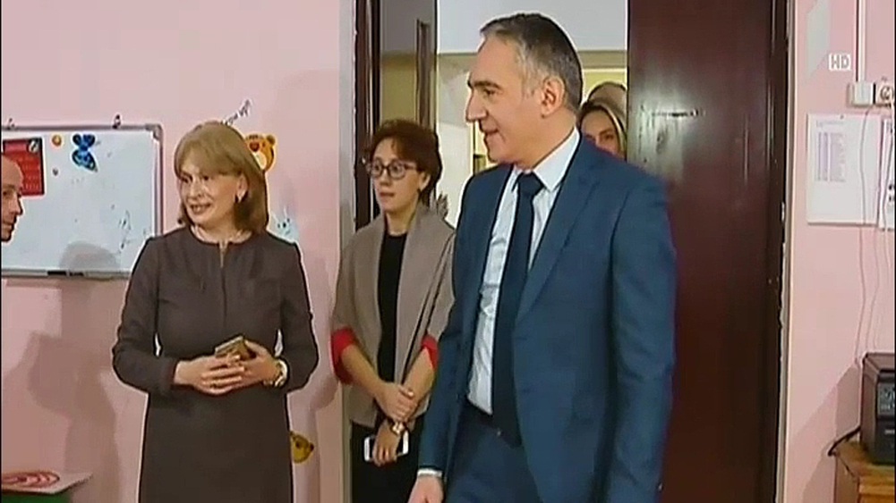 მიხეილ ბატიაშვილი 202-ე უსინათლოთა საჯარო სკოლას ეწვია