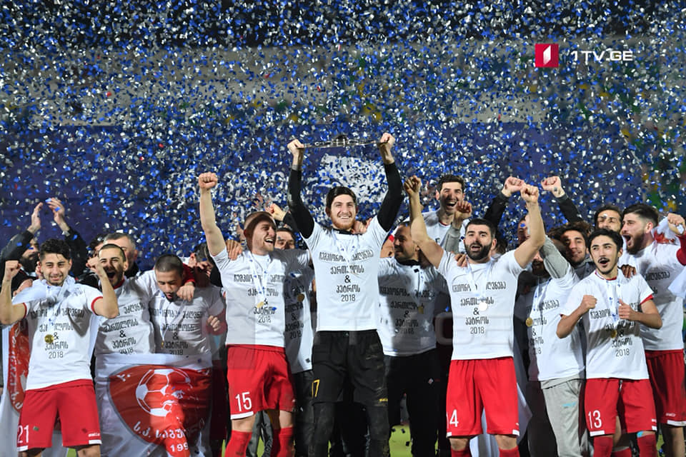 „საბურთალომ“ საქართველოს ჩემპიონის ფარი ჩაიბარა [ვიდეო]