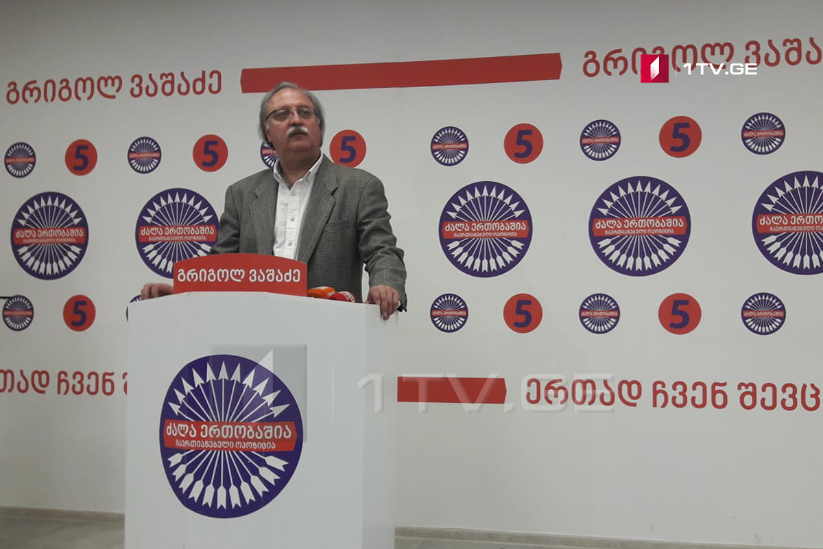 გრიგოლ ვაშაძე ონში დაჭრილი მათი შტაბის ხელმძღვანელის მკურნალობის ხარჯების დაფარვას სახელმწიფოს სთხოვს