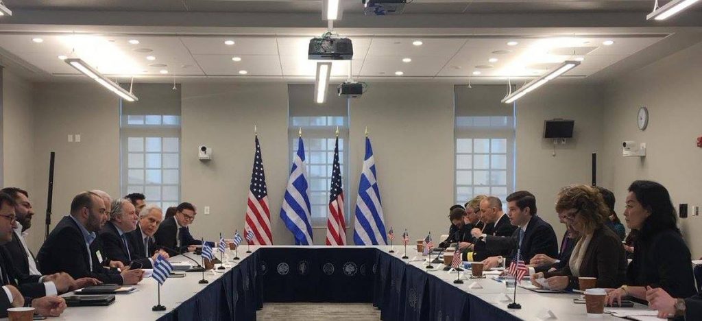 აშშ-სა და საბერძნეთს შორის სტრატეგიული თანამშრომლობის საკითხზე პირველი შეხვედრა შედგა