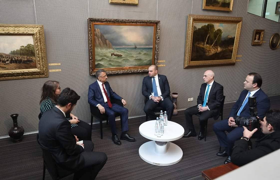 მამუკა ბახტაძე თურქეთის ვიცე-პრეზიდენტს შეხვდა
