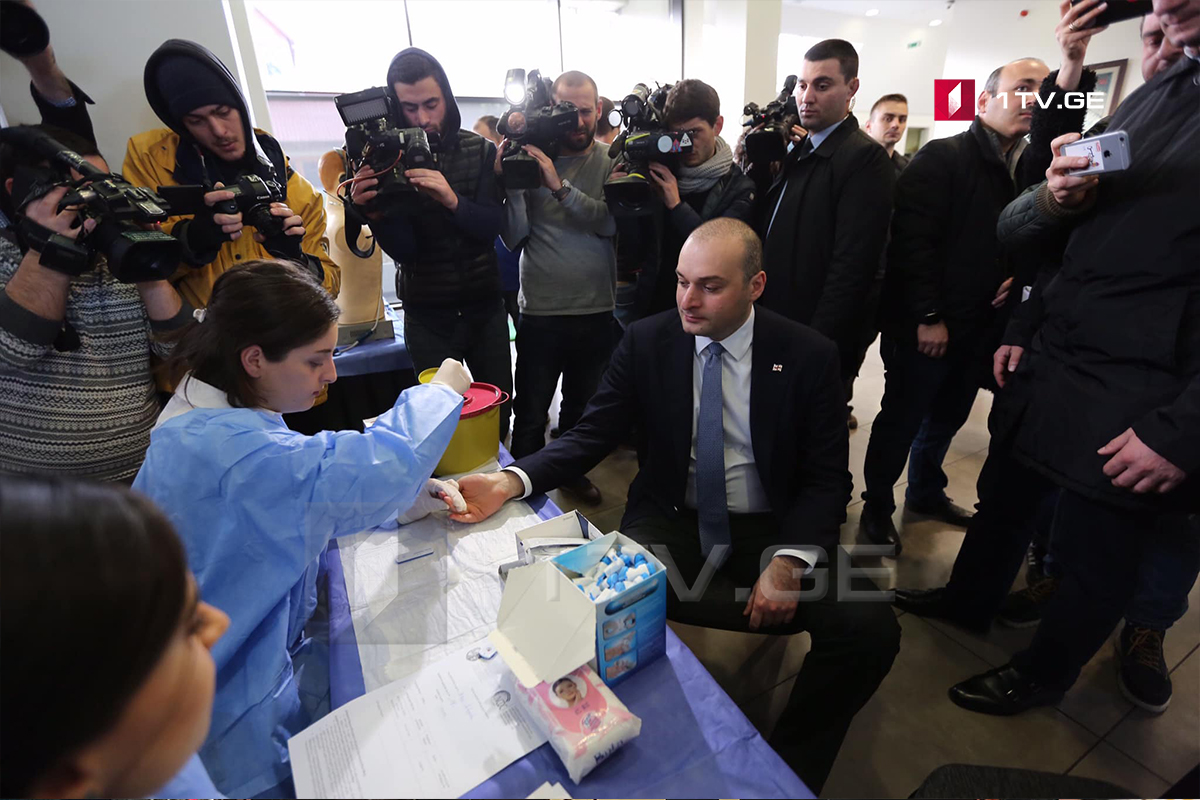 მამუკა ბახტაძემ C ჰეპატიტის სკრინინგი ჩაიტარა [ფოტო]