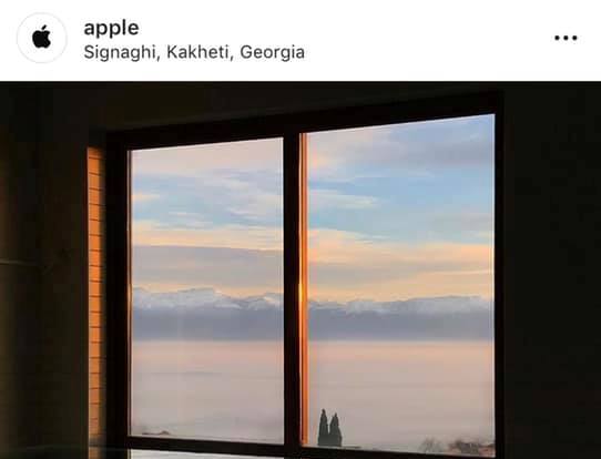Apple-მა სიღნაღში გადაღებული ფოტო გამოაქვეყნა