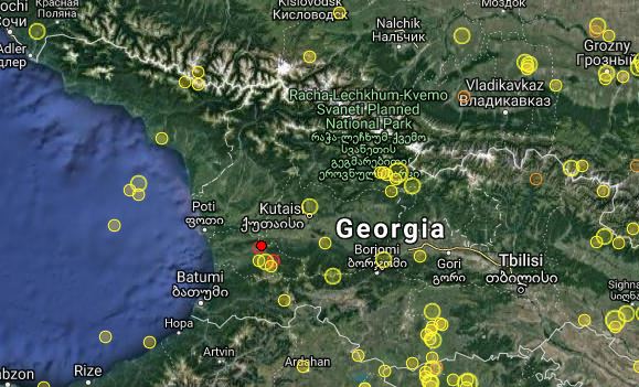Earthquake hits Georgia