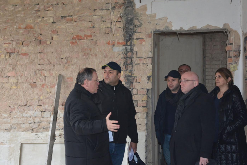 თბილისში N21 ბაგა-ბაღის შენობის ავარიული ფლიგელის რეაბილიტაცია დაიწყო