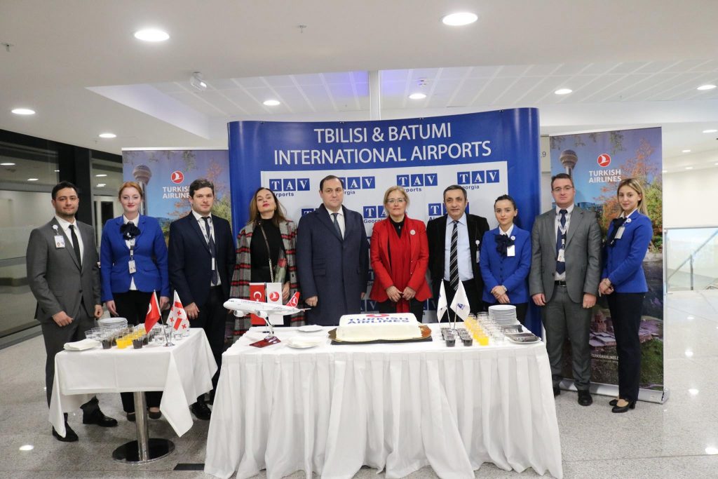 თბილისის აეროპორტში ანკარიდან პირველი ფრენა შესრულდა