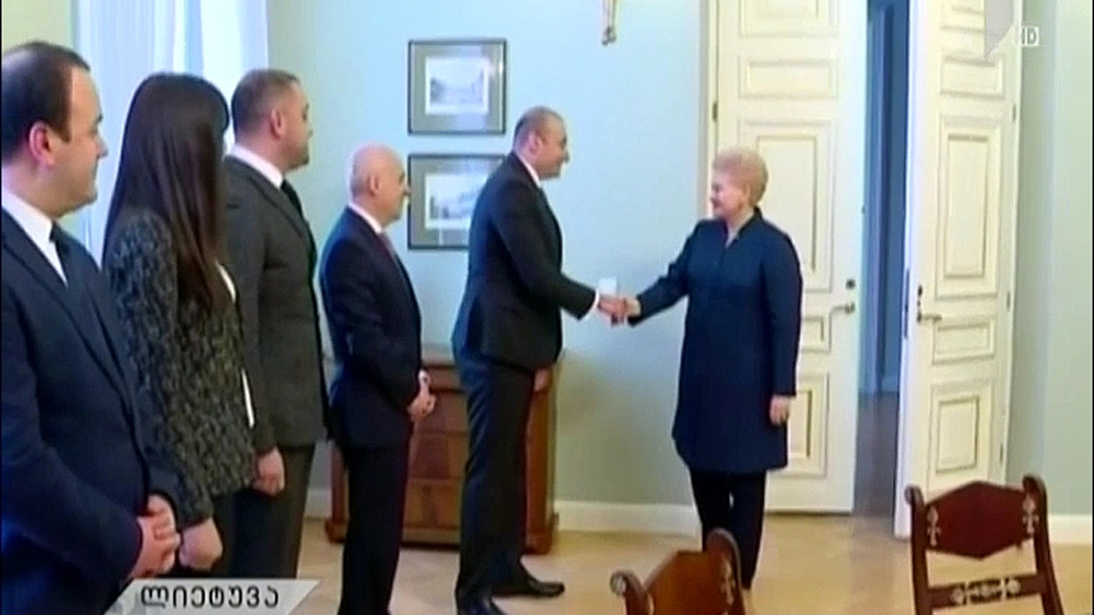 მამუკა ბახტაძე დალია გრიბაუსკაიტეს შეხვდა