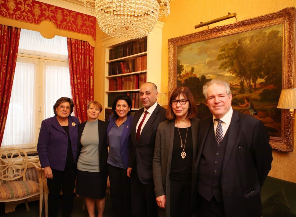 სალომე ზურაბიშვილი ბრიუსელში ევროპარლამენტარებს შეხვდა