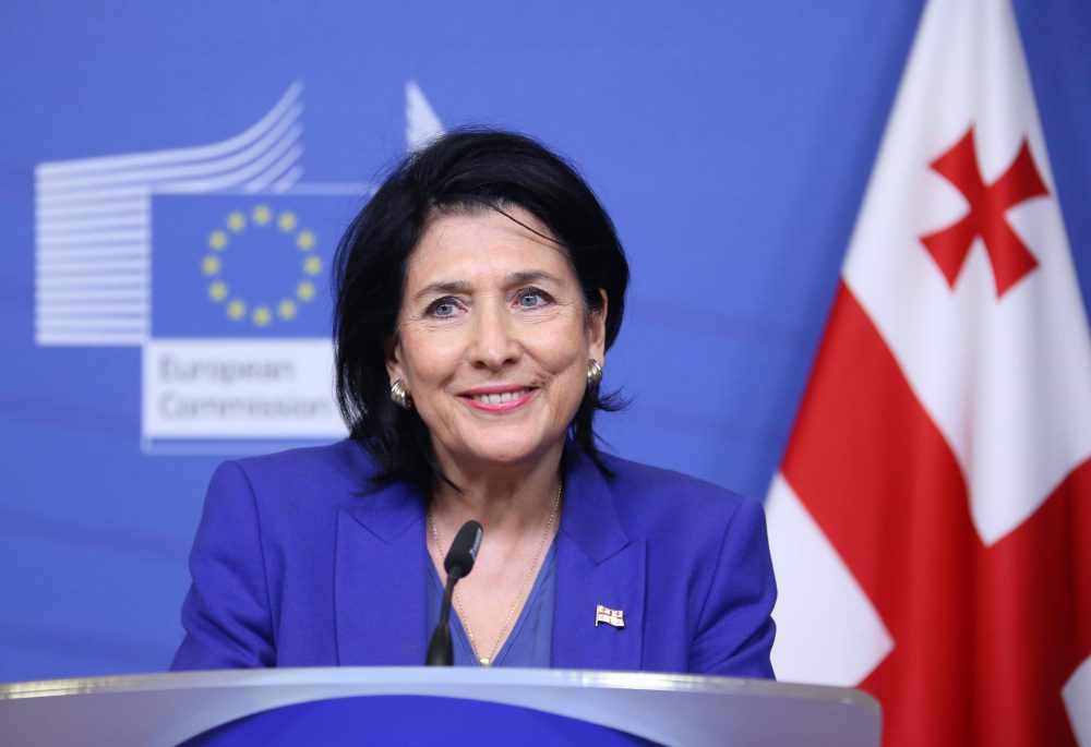 სალომე ზურაბიშვილის ოფიციალური ვიზიტი ბრიუსელში გრძელდება