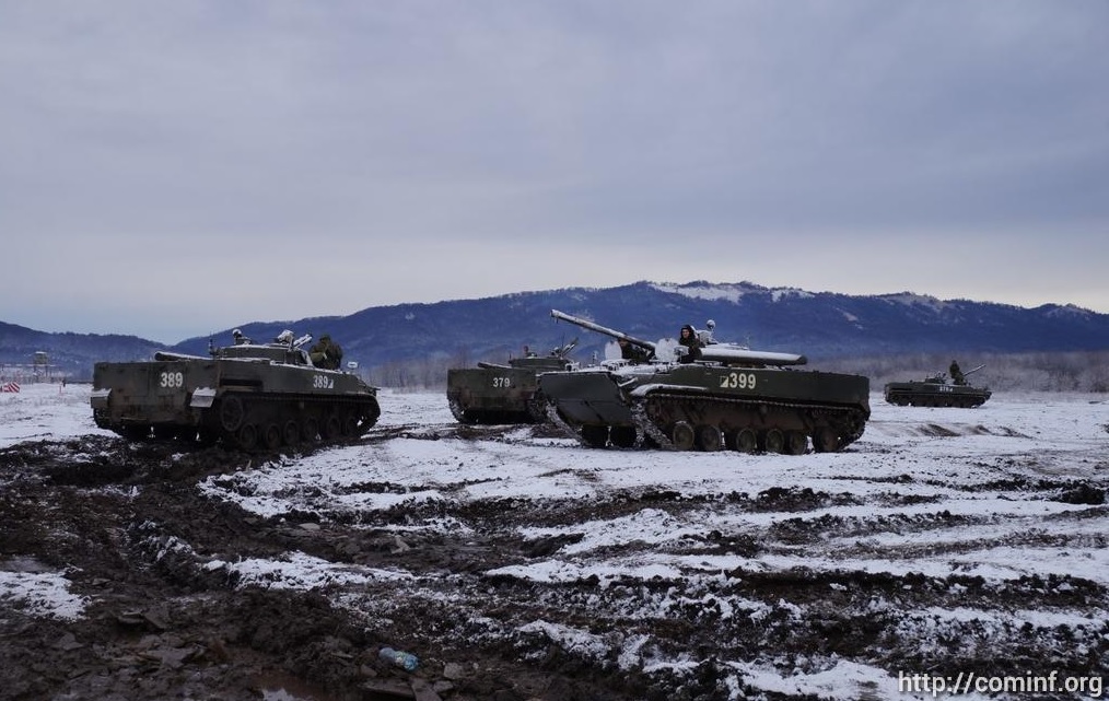 ოკუპირებული ცხინვალის რეგიონში მდებარე რუსეთის სამხედრო ბაზაზე მზადყოფნას ამოწმებენ