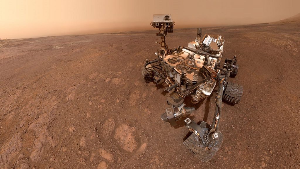 მარსმავალმა Curiosity წითელი პლანეტიდან ეპიკური სელფი გამოგზავნა