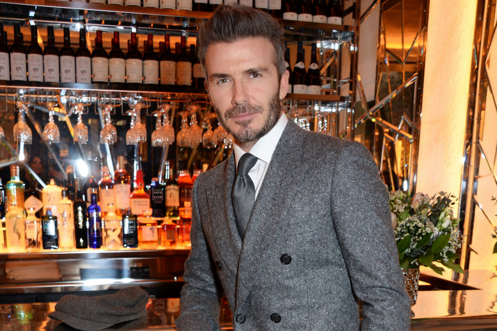 LONDON, ENGLAND - JANUARY 07:   Clare Waight Keller and David Beckham attend the GQ dinner hosted by Dylan Jones and David Beckham to celebrate London Fashion Week Men's January 2019 at Brasserie Of Light in Selfridges on January 7, 2019 in London, England.  (Photo by David M. Benett/Dave Benett/Getty Images)