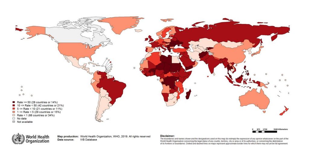 წითელას გავრცელების კოეფიციენტით, საქართველო მსოფლიოში მე-5 ადგილზეა