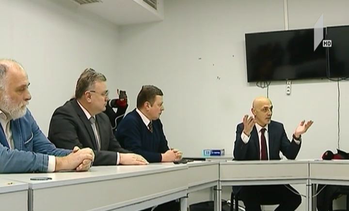 პირველი არხის შენობასთან აქცია გაიმართა