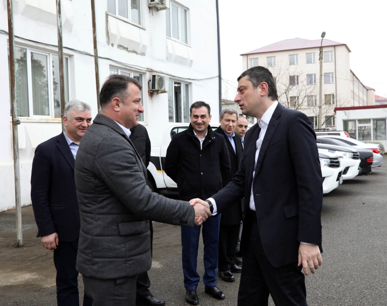 გიორგი გახარია აჭარის პოლიციის დეპარტამენტის თანამშრომლებს შეხვდა