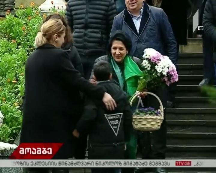 სალომე ზურაბიშვილი ქუთაისში სტუდენტებს შეხვდება