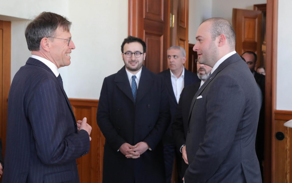 მამუკა ბახტაძე დრეზდენში საქსონიის მიწის პარლამენტის თავმჯდომარეს შეხვდა