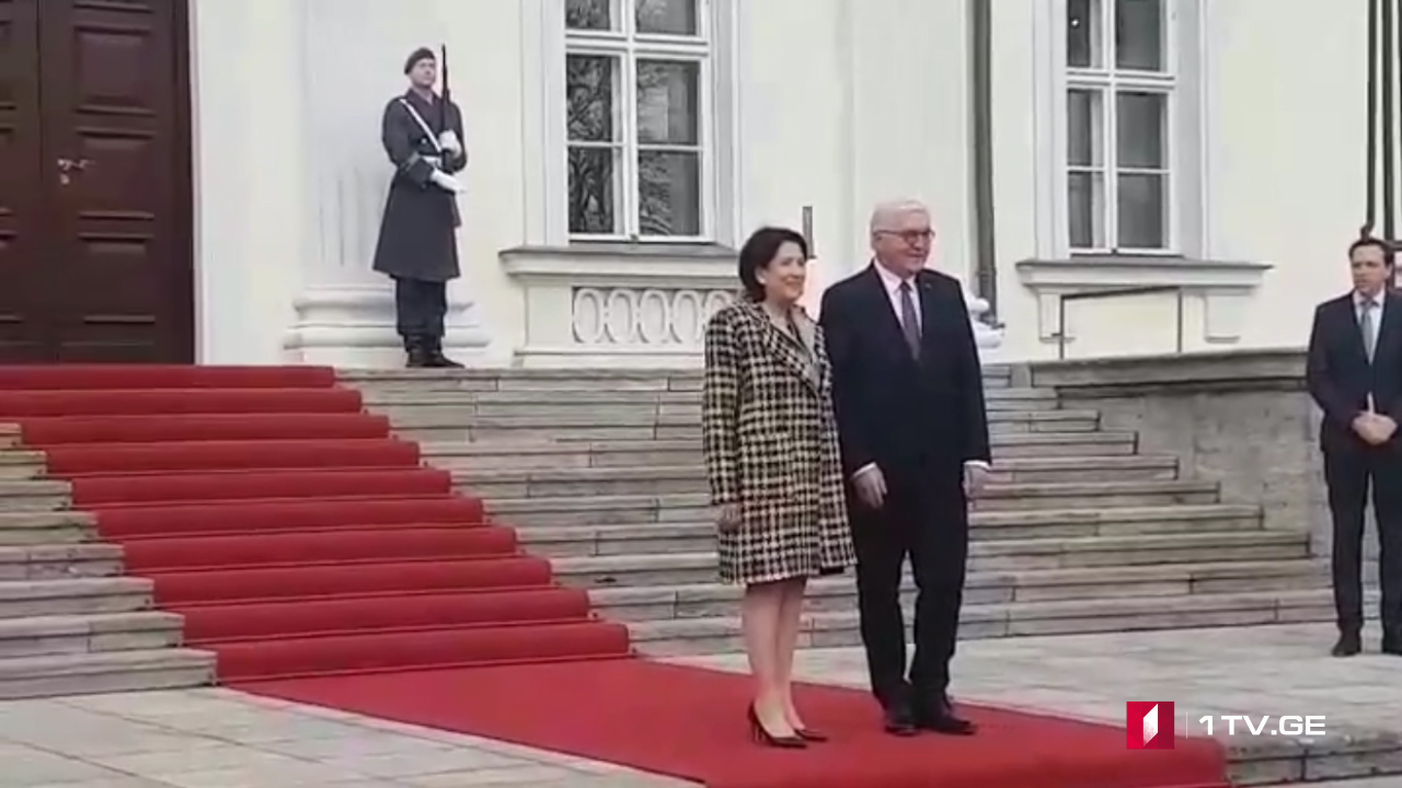 სალომე ზურაბიშვილი გერმანიის პრეზიდენტ ფრანკ-ვალტერ შტაინმაიერს ხვდება [ვიდეო]