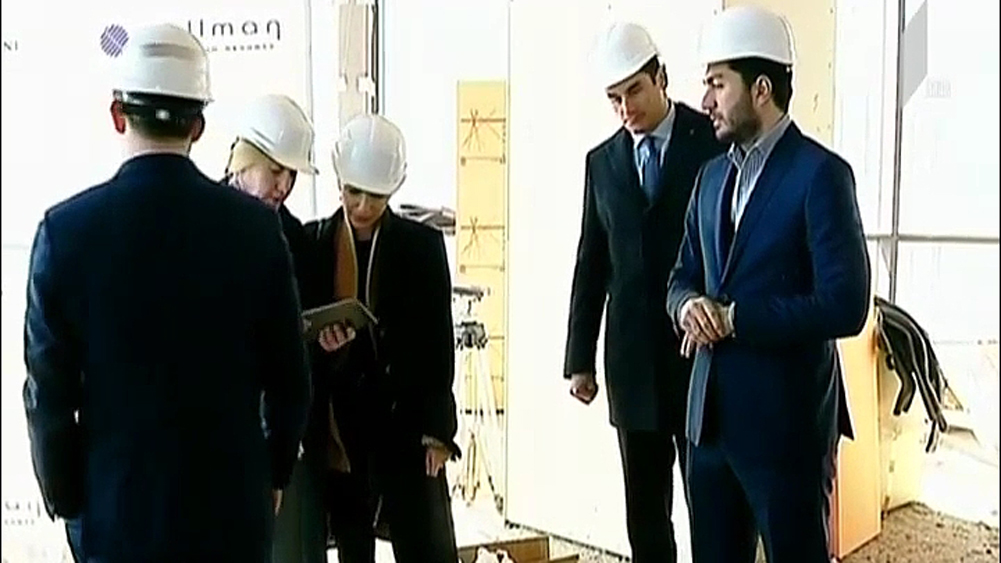გიორგი ჩოგოვაძე „აქსის თაუერსის“ მშენებლობის პროცესს გაეცნო