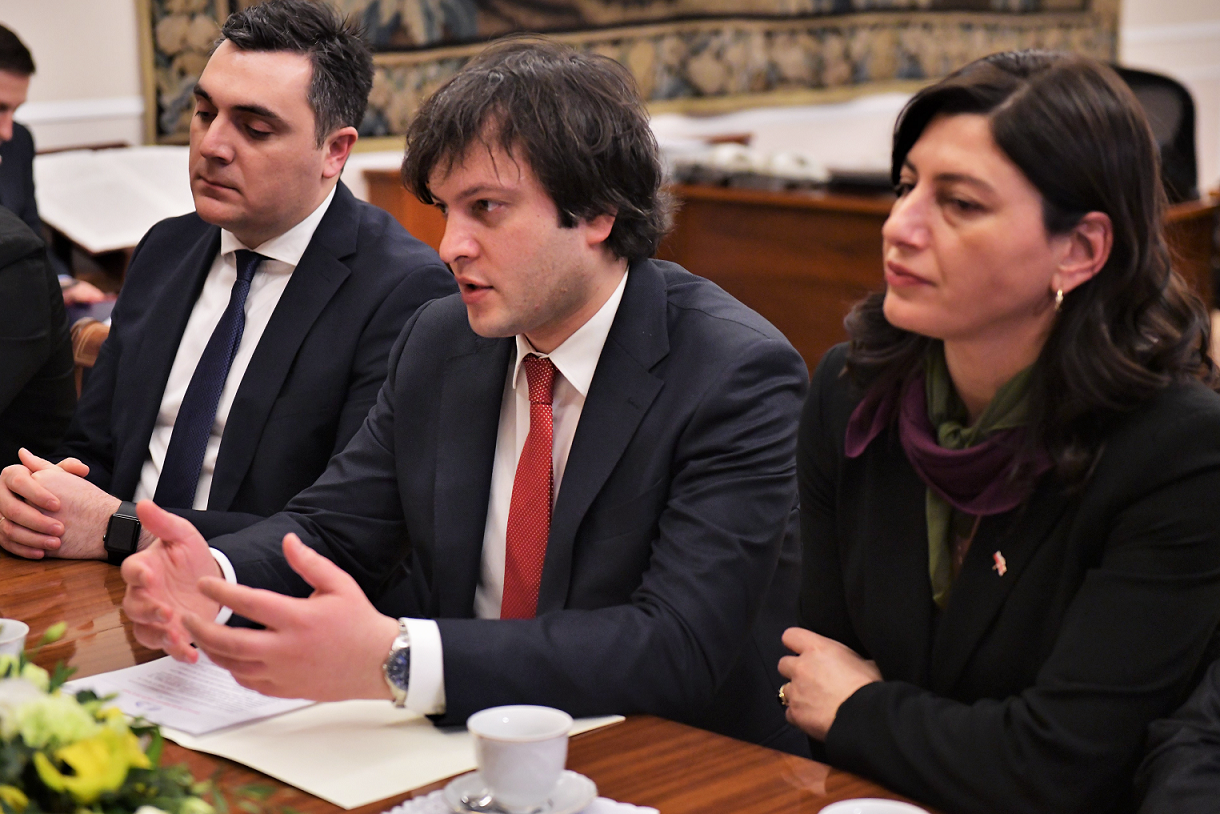 ირაკლი კობახიძე პოლონეთის რესპუბლიკის სეიმის მარშალს შეხვდა