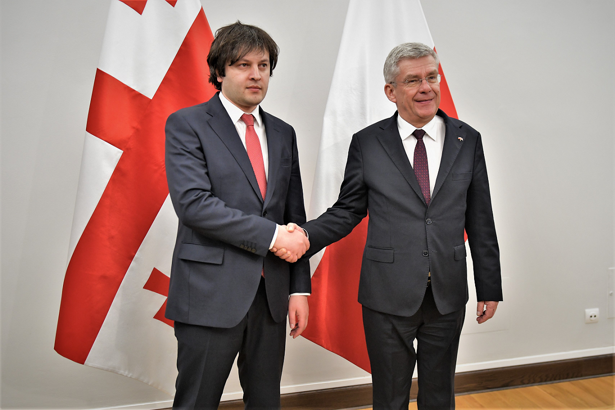 ირაკლი კობახიძე პოლონეთის რესპუბლიკის სენატის მარშალს შეხვდა