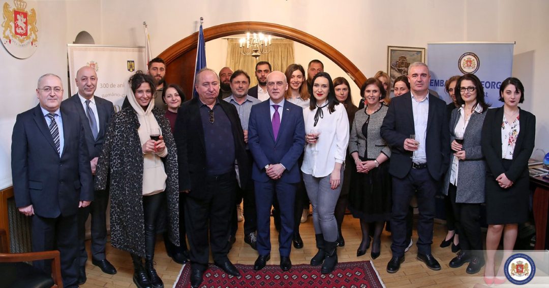 დავით ზალკალიანი რუმინეთში ქართული დიასპორის წარმომადგენლებს შეხვდა