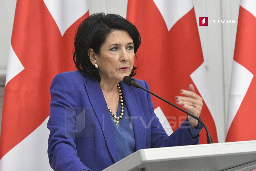 Сaломе Зурaбишвили иaхьa aпaрлaмент aҿы дықәгылоит