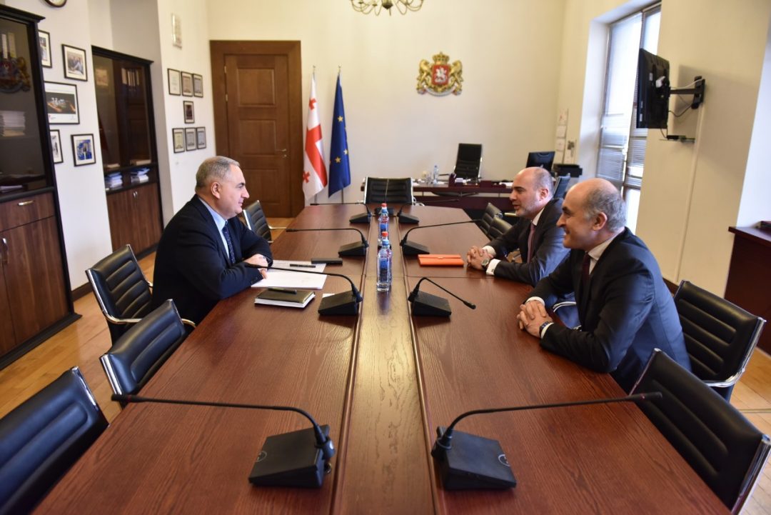 ირაკლი კოვზანაძე „საქართველოს ბანკის“ მენეჯმენტს შეხვდა