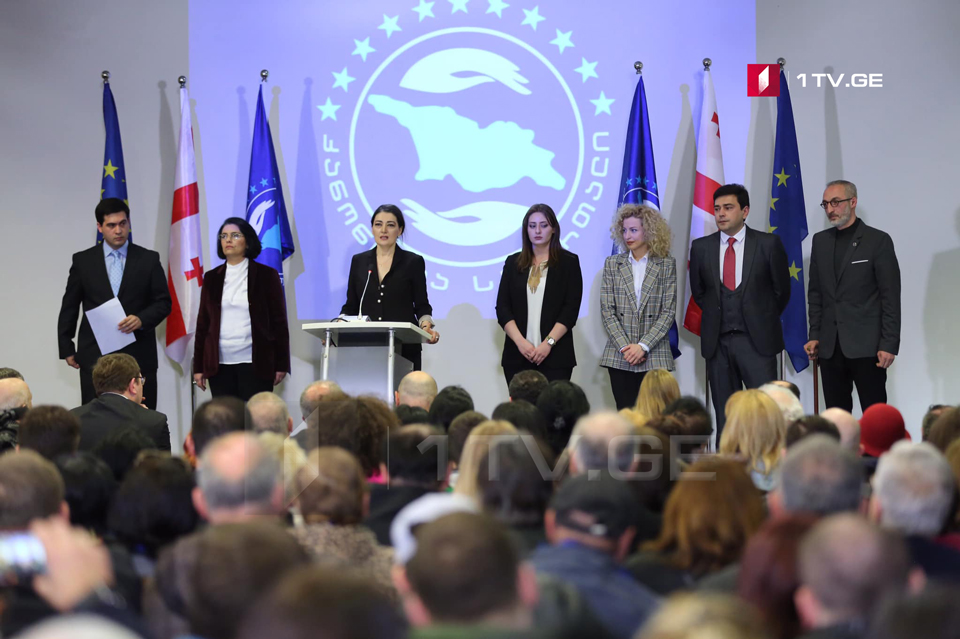 Tako Charkviani presented members of political union "Law and Justice"