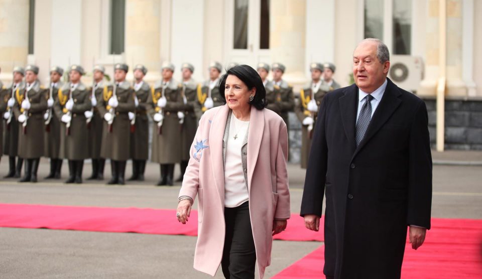 სალომე ზურაბიშვილი სომხეთის რესპუბლიკის პრეზიდენტს შეხვდა [ვიდეო]