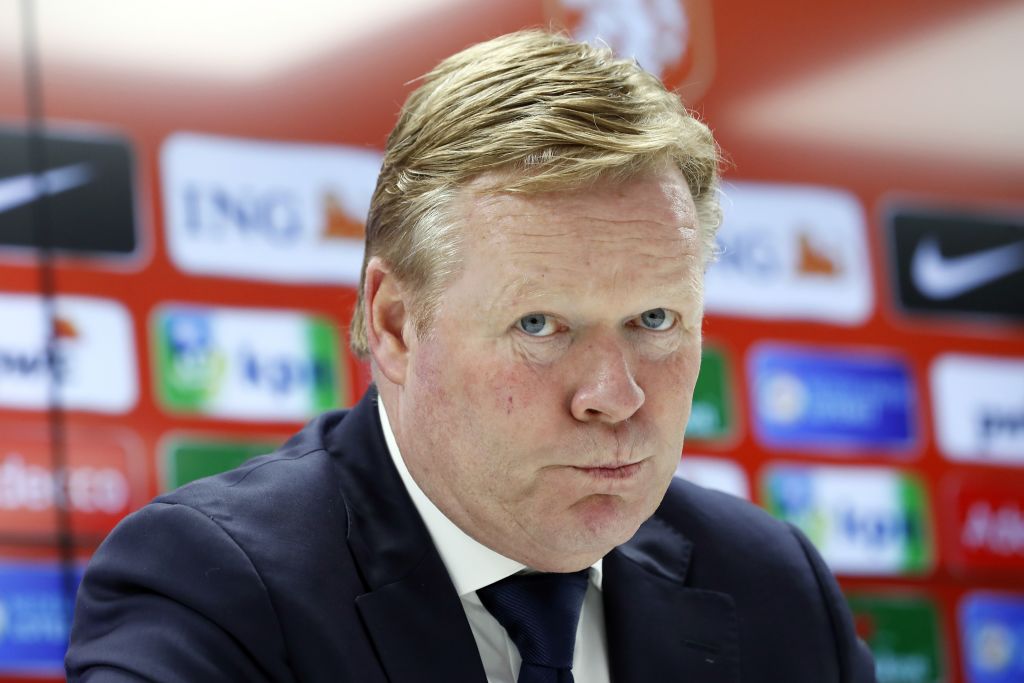 Holland coach Ronald Koeman during the UEFA EURO 2020 qualifier group C qualifying match between The Netherlands and Belarus at stadium De Kuip on March 21, 2019 in Rotterdam, The Netherlands(Photo by VI Images via Getty Images)