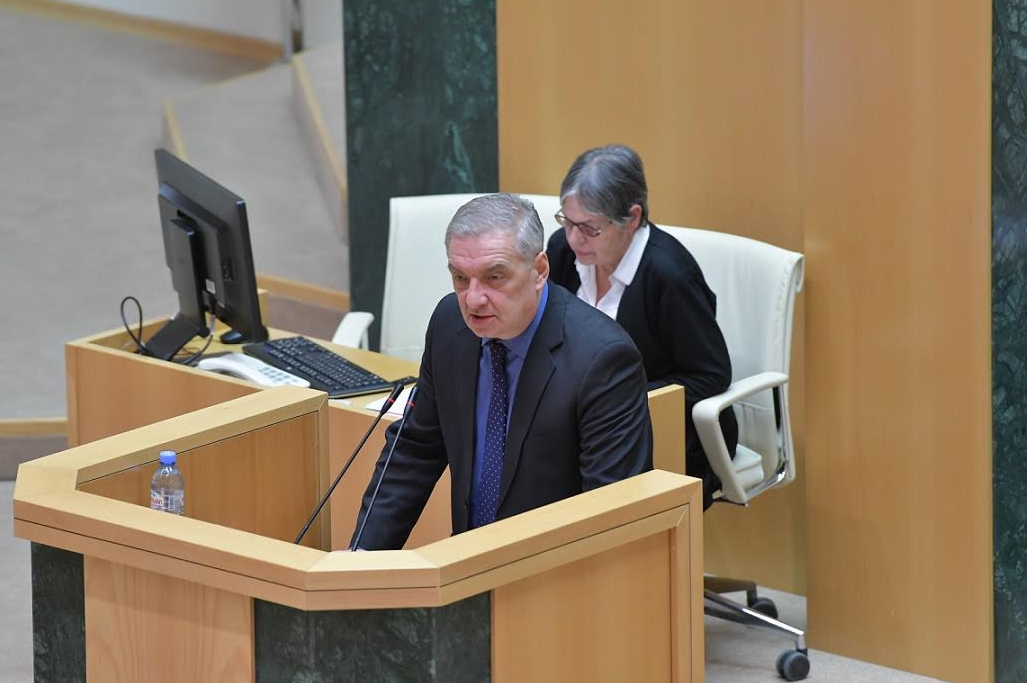 პარლამენტში რომან კაკულიას ანგარიშის მოსმენისას სხდომის წამყვანმა დეპუტატებს სიმშვიდისკენ რამდენჯერმე მოუწოდა 