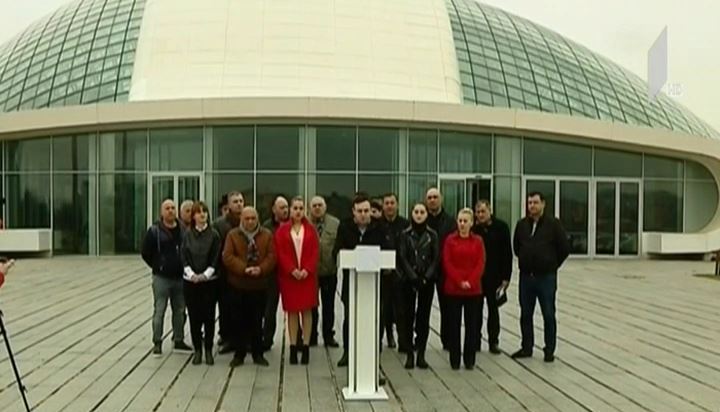 ოპოზიციური პარტიების ბრიფინგი ქუთაისში