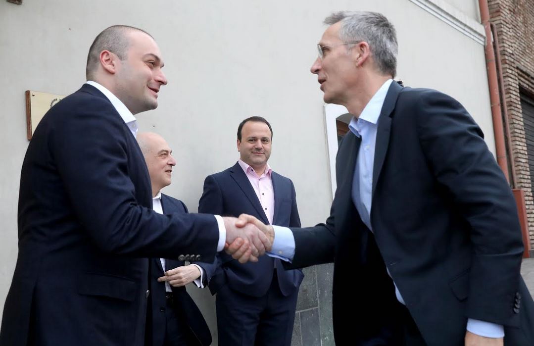 მამუკა ბახტაძემ ნატო-ს გენერალურ მდივანს უმასპინძლა