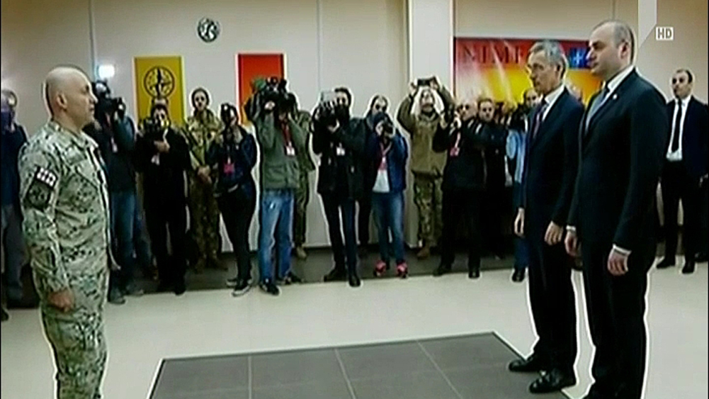 იენს სტოლტენბერგი „ნატო-საქართველოს სწავლება 2019“-ის მიმდინარეობას გაეცნო