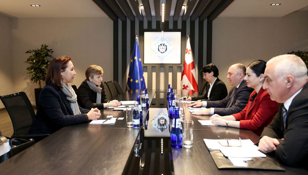 გრიგოლ ლილუაშვილი საქართველოში მიგრაციის საერთაშორისო ორგანიზაციის მისიის ხელმძღვანელს შეხვდა