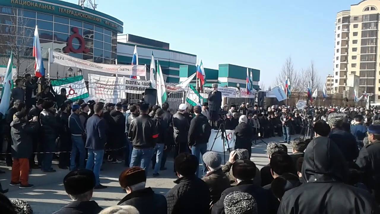 ინგუშეთში აქციის მონაწილეებსა და სამართალდამცველებს შორის შეტაკება მოხდა [ვიდეო]
