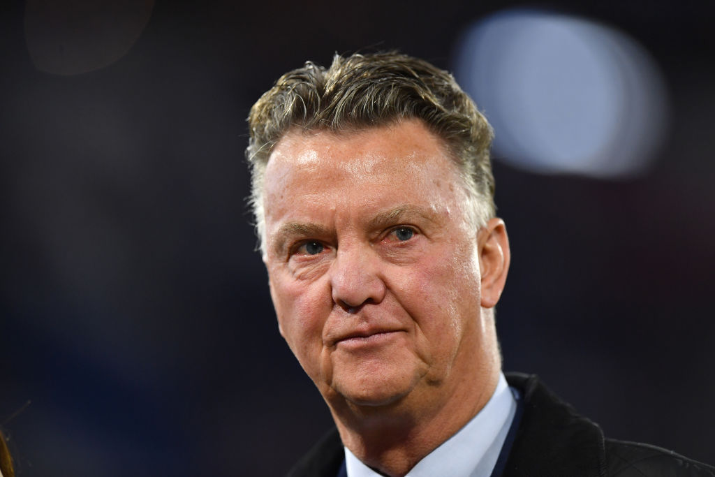 MUNICH, GERMANY - OCTOBER 02: Louis van Gaal looks on prior to the Group E match of the UEFA Champions League between FC Bayern Muenchen and Ajax at Allianz Arena on October 2, 2018 in Munich, Germany. (Photo by Sebastian Widmann/Bongarts/Getty Images)