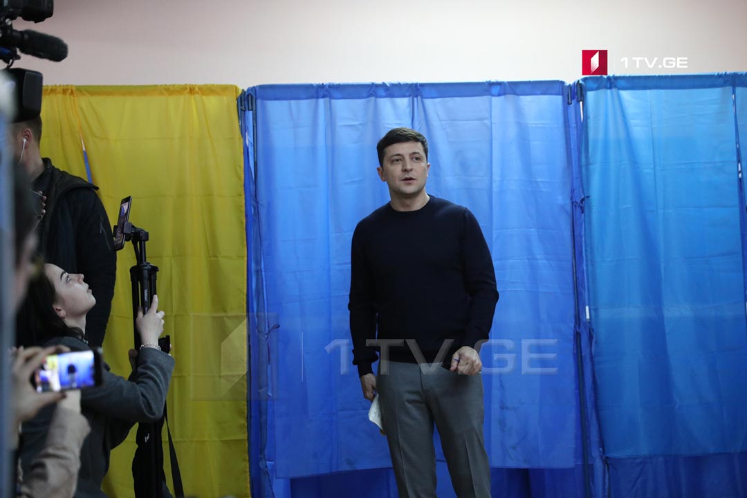 ეგზიტპოლის თანახმად, ვლადიმირ ზელენსკის ყველაზე მეტად უკრაინის სამხრეთ-აღმოსავლეთ რეგიონებში დაუჭირეს მხარი