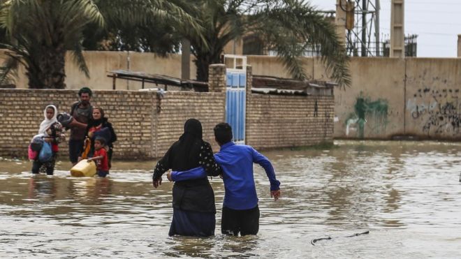 ირანში წყალდიდობის გამო 70-მდე სოფლის ევაკუაცია მიმდინარეობს