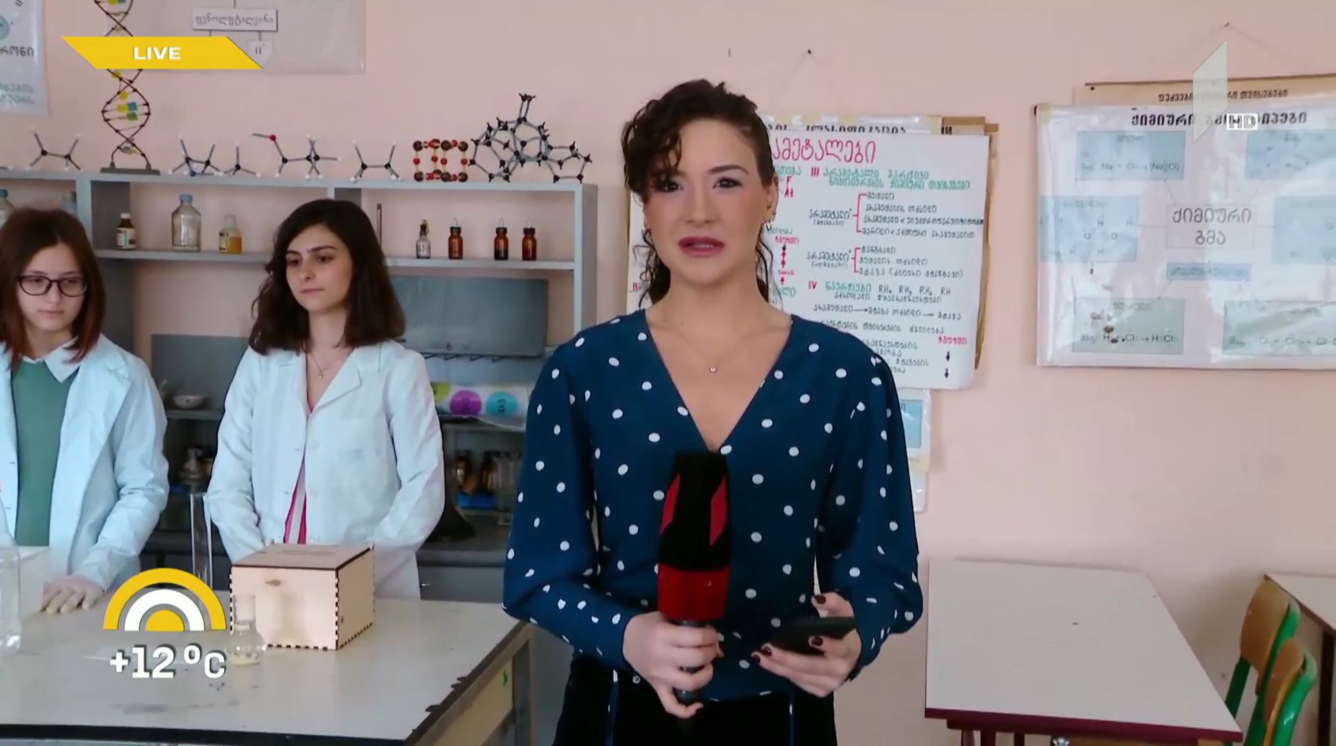 ანო თაკალანძის პირდაპირი რეპორტაჟი 175-ე სკოლიდან