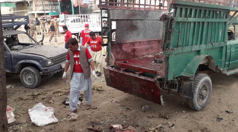 პაკისტანის ქალაქ ქუეტას ბაზართან აფეთქების შედეგად დაიღუპა 16 და დაშავდა 24 ადამიანი