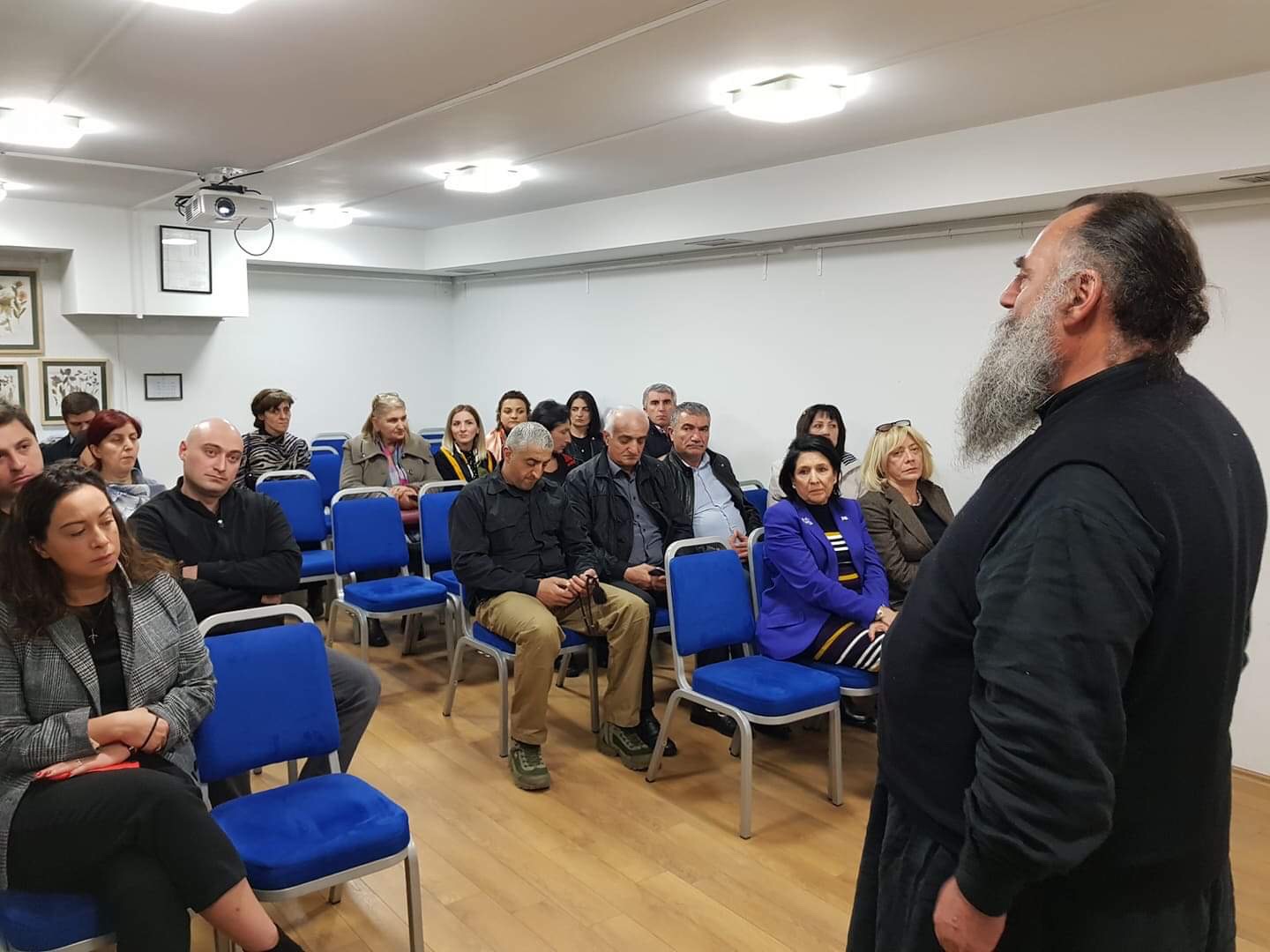 სალომე ზურაბიშვილი ახალქალაქში დოკუმენტური ფილმის „იაკობ გოგებაშვილი-ცხოვრება და მოღვაწეობა“ ჩვენებას დაესწრო